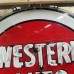 Original Western Auto Porcelain Neon Sign w/Flashing Arrow 54"W x 90"H